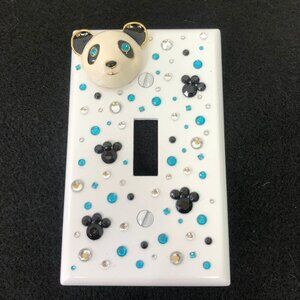 💕2/$25💕 Panda Light Switch Plate Cover Handcrafted